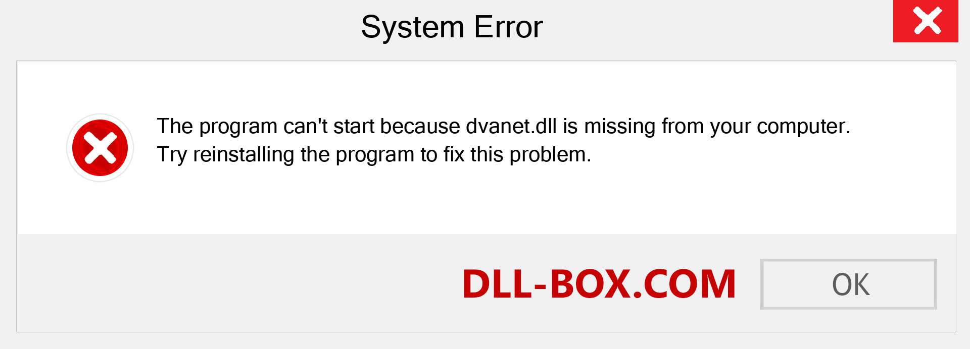  dvanet.dll file is missing?. Download for Windows 7, 8, 10 - Fix  dvanet dll Missing Error on Windows, photos, images